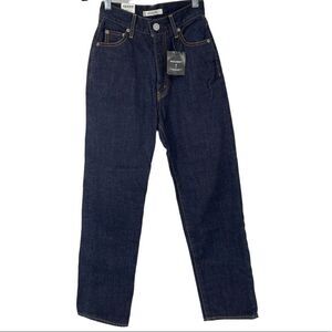 Moussy NWT High Waist Straight Wide Leg One Wash Jeans Size 24